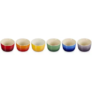 Le Creuset Rainbow mit 6 Mini-Auflaufformen