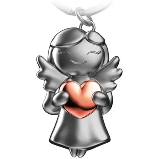 FABACH Schutzengel Star mit Herz - Glücksbringer Schlüsselanhänger Liebe - Geschenk Schutzengel Glücksbringer - Süßer Engel mit Herz als Geschenkidee für Freundin - Einheitsgröße
