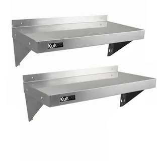 Kukoo Wandregal, Silber, Metall, 90x23x30 cm, Küchen, Küchenmöbel, Küchenregale