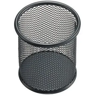 Helit Stifteköcher Metall 9x10 cm Schwarz 1 St.
