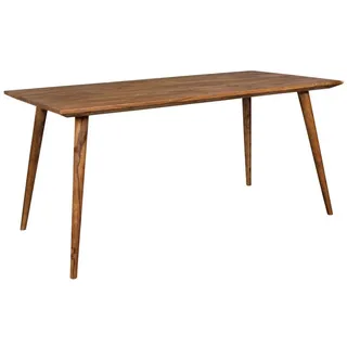 tinkaro Esstisch SADA Massivholz, Walnuss finish Holztisch Esstisch (1-St) braun