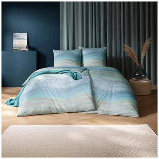 Estella Maike Grafisch Blau 155 x 220 cm + 80 x 80 cm