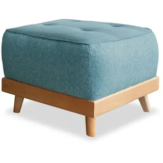 miuform Fußhocker Dazzling Daisy 56 x 42 cm Türkis/Petrol