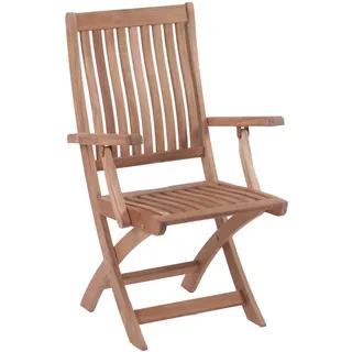 Zebra Technologies Bueno Klappsessel 60 x 76 x 106 cm teak/braun