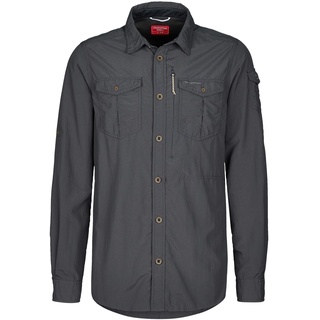 Craghoppers Nosilife Adventure Iii Langarmhemd - Black Pepper - S