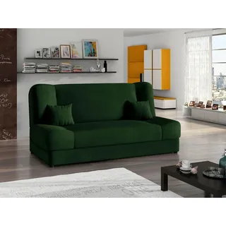 Mirjan24 Schlafcouch Textil 3-Sitzer Grün