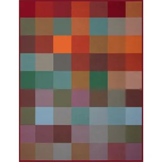Wohndecke Woven, Biederlack, aus 100% Baumwolle, Kuscheldecke grün|rot