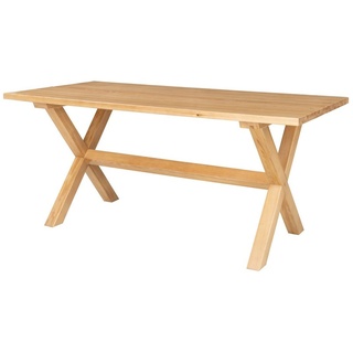 Holztisch II Retro 78x188x88cm, Esstisch aus Massivholz, Farbe Eiche, klassischer Esszimmer Tisch