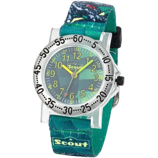 Scout Dinosaurier 280375036 0 mm Kunststoffgehäuse Grün Sportarmband Grün