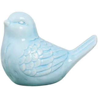 Veesper Moderne Keramik-Vogelfigur, Elegante Blaue Vogel-Dekor-Skulptur für Wohnzimmer, Regal, Tisch, Hochzeit, Tafelaufsatz, Heimdekoration, Sammlerstück, Ornament für Liebhaber