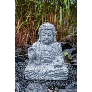 IDYL Gartenfigur IDYL Granit-Stein Figur Buddha, Granit – ein Naturprodukt – sehr robust – witterungsbeständig gegen Frost, Regen und UV-Strahlung. 50 cm