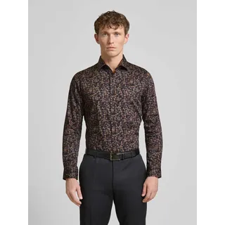 Regular Fit Freizeithemd mit Kentkragen Modell 'Trostol', Lila, S