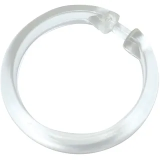 GARDINIA Gardinenringe Transparent Ø 48 mm, Vitragestangen -