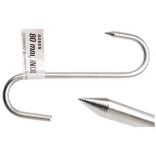 BGS Fleischerhaken Edelstahl 80 mm
