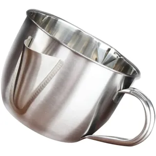 1000ml Ölabscheider Kanne 304 Edelstahl Fetttrennkanne Küchensieb | 1000ml Ölfil