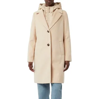 comma casual identity Kurzmantel mit herausnehmbarem Steppeinsatz beige 46 EU