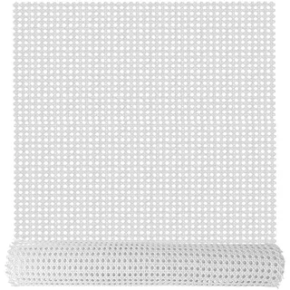 selliner PE Rattan Geflecht,Weiße Wiener Geflecht Meterware 60x300CM,Rattan Material für Restaurieren Sie Möbel,Bastelprojekte,Heimdekoration,Sideboard,Sitzbank,Raumteiler oder Sichtschutz