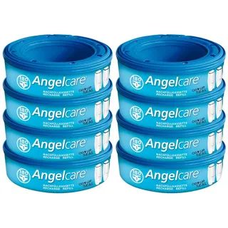 Angelcare 8er-Pack Original Nachfüllkassetten für Angelcare Windeleimer Comfort Plus