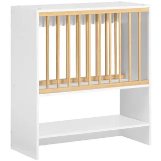 SoBuy Tellerhalter mit 7 Ablagen Weiß, 24x64,01x70,99cm Funktional