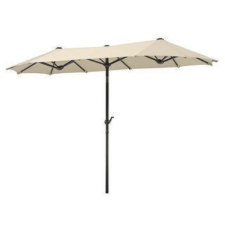 Schneider Schirme Salerno 300 x 150 cm Natur inkl. Schutzhülle