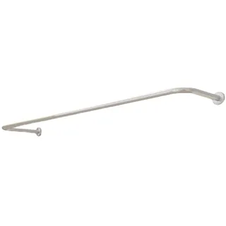 Kleiderständer für die Wand, Kleiderstange Wandmontage Wandgarderobe, Edelstahl gebürstet Abnehmbare Kleiderstange für Geschäft, Wohnen (Color : Silber, Size : 100cm/39in)
