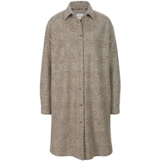 Madeleine Hemdjacke beige | beigemeliert / platin XXL