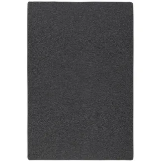 Snapstyle Feinschlingen Velour Teppich Strong Schwarz, Grau, in 24 Größen