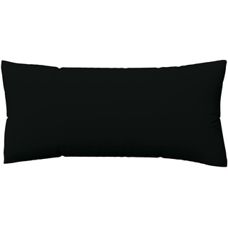 Schlafgut Kissenbezug einzeln 40x80 cm | off-black  Kissenbezug EASY Jersey