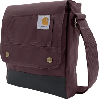 Carhartt Damen Umhängetasche, Schultertasche Tasche mit Schnappverschluss, langlebig, verstellbar, mit Klappverschluss, Everday Crossbody Snap (Port) - Einheitsgröße
