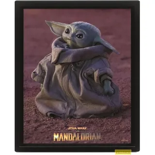 Pyramid, Bilder, Star Wars: The Mandalorian 3D-Effekt Poster Set Grogu 26 x 20 cm (3) (26 x 20 cm)