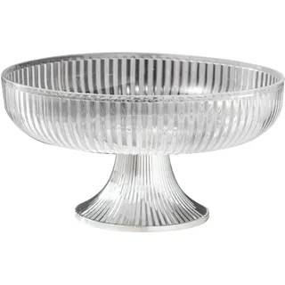 Multifunktionale, Elegante Und Platzsparende Transparente Obstschale Aus Kunststoff Für Erdnüsse, Süßigkeiten Und Vorspeisen.