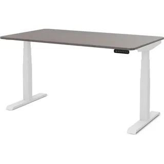 assmann büromöbel JUNIOR Curved 120 x 121 x 70 cm grau/weiß