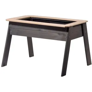 dobar Hochbeet Kinderhochbeet - Mini Hochbeet aus Holz ca. 75 x 60 x 50 cm Anthrazit grau