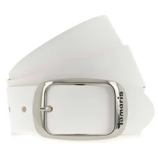 TAMARIS Damengürtel Leder weiß 80