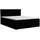 BETTY Boxspringbett 160x200 mit Bettkästen H2/H3 Matratze Schwarz Schwarz