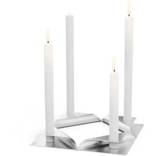 höfats Square CANDLE silber