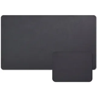 Zeller Present Organizer Schreibtischunterlage inklusive Mousepad (Set, 2 St), Kunstleder, leicht abwischbar schwarz