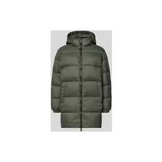Regular Fit Daunenmantel mit Logo-Stitching, Dunkelgruen, $listsize[$i].replace('"','"')
