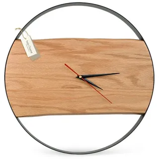holz4home Rustikale Wanduhr 43,0 cm 43 beige
