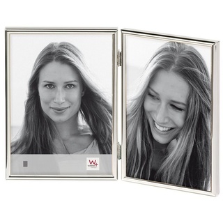 Walther Design Bilderrahmen Chloe Portraitr 2X9x13 cm silber