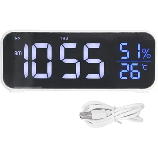 Led-digitalwecker Mit Musik, Usb-ladefunktion Und Temperaturanzeige Für Zuhause