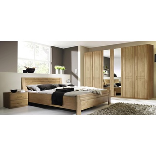 Schlafzimmer-Set RAUCH "Sitara" Schlafzimmermöbel-Sets Gr. mit 6-türigen Kleiderschrank, beige (erle natur) Komplett Schlafzimmer