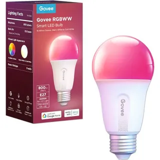 Govee Smart LED Lampe RGBWW E27/9W(60W) 800 lm