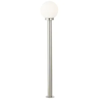 Brilliant LED Außenstehleuchte Aalborg Edelstahl E27 11W 2700K Warmweiß