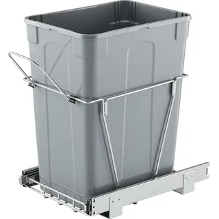 Vevor ausziehbarer Mülleimer 35 Qt grau