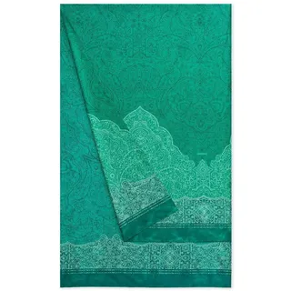 Bassetti Granfoulard Sofaüberwurf aus Baumwolle, Sofaüberwurf, Mehrzweckdecke (Tagesdecke, Picknick, Vorhang, Tischdecke) (180 x 270 cm (Grüner Wasserrot)