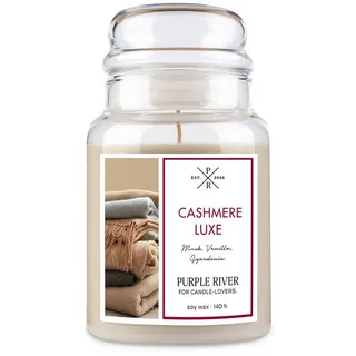 Purple River Duftkerze im Glas Cashmere Luxe 623g