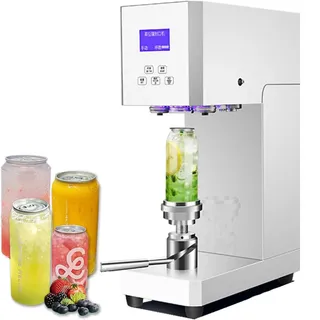 Automatischer Dosenverschließer, 370W Elektrischer Dosenverschließer, Becherverschließmaschine, Verschließer Für Glas- Und Kunststoffdosen, Für Flaschen Mit Einem öffnungsdurchmesser Von 5,5 Cm White