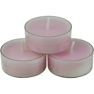 nk candles 20 dänische Teelichter farbig durchgefärbt, Auswahl, von Nordlicht-Kontor (Pink)