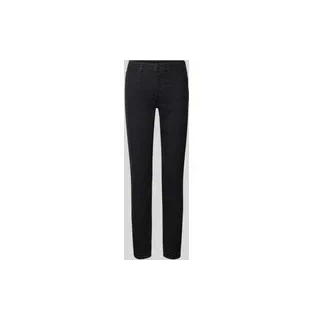 Skinny Fit Jeans mit 5-Pocket-Design, Black, 26